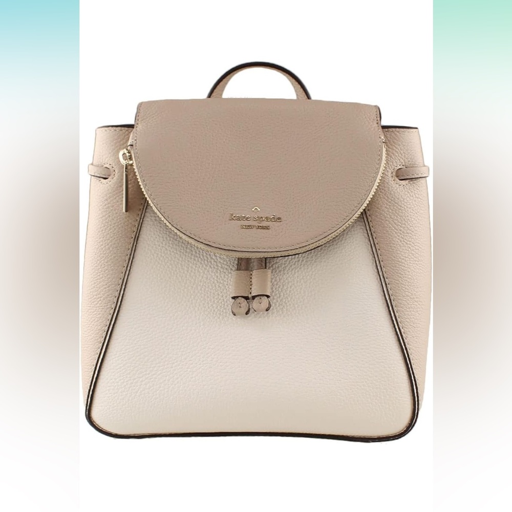 Kate Spade New York Women's Bag Leila Leather Medium Backpack EUC